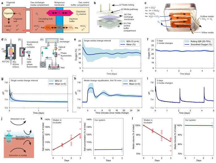 图 2:PMP 气体交换器的理化稳态性能